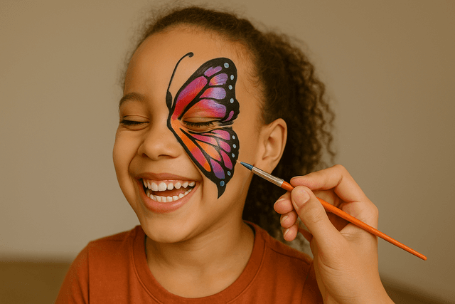 Children enjoying creative activities